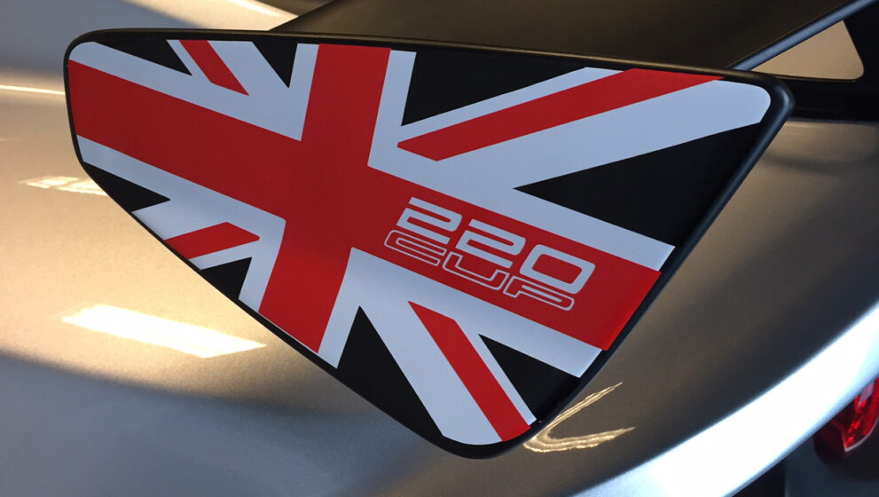 A704B4037F A704B4038F Rear wing end plate big aero Elise Cup